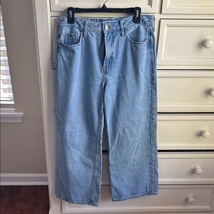 Old Navy Light Blue Wide Leg Jeans - Women's Flare Style